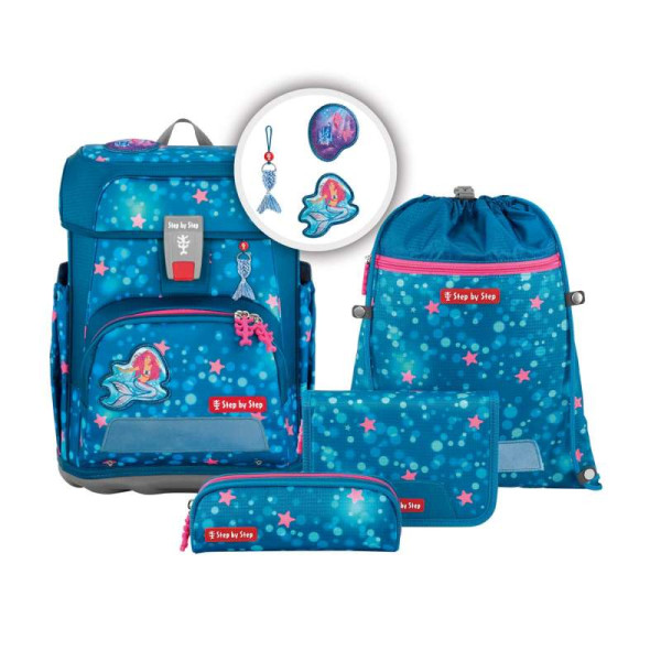 HAMA | CLOUD Schulranzen-Set "Mermaid Lola", 5-teilig | 213425