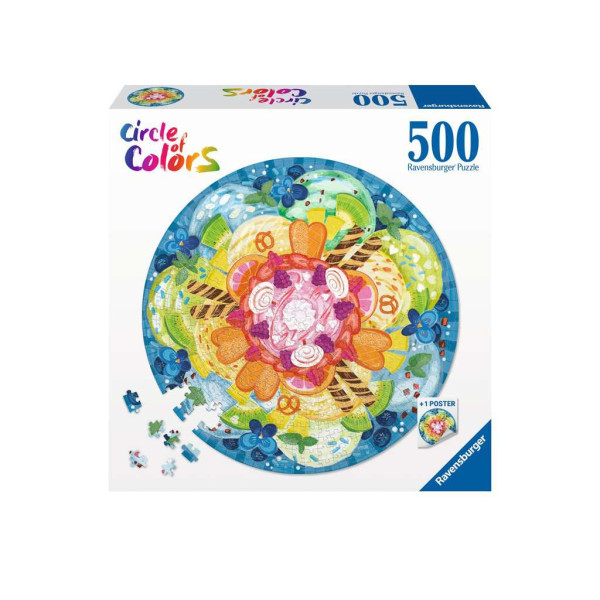 Ravensburger | Circle of colors-Ice Cream500p | 17348