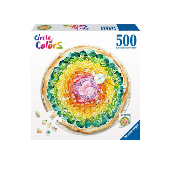 Ravensburger | Circle of colors-Pizza 500p | 17347