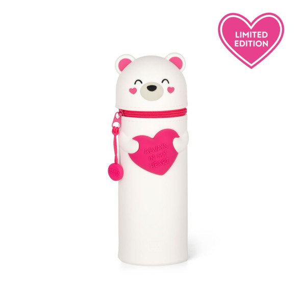 Legami | 2-IN-1 SILICONE PENCIL CASE - KAWAII - TEDDY BEAR | KA0019