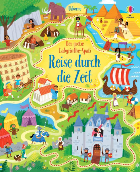 Usborne | Der große Labyrinthe-Spaß: Reise durch die Zeit | Smith, Sam