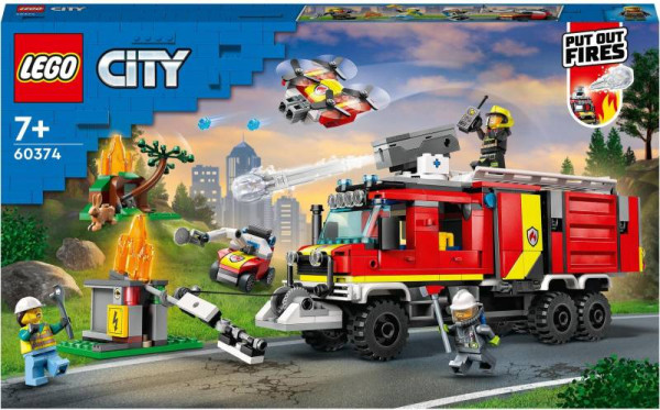 LEGO® |LEGO City  Einsatzleitwagen der Feuerwehr | 60374