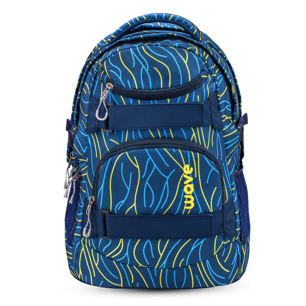 Belmil | Wave Infinity Schulrucksack "Yellow Lines" | 338-72/A/27