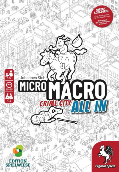 Pegasus Spiele |MicroMacro: Crime City 3 – All In (Edition Spielwiese) | 59062G