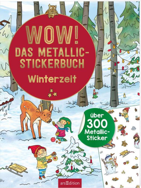 arsEdition | WOW! Das Metallic-Stickerbuch – Winterzeit