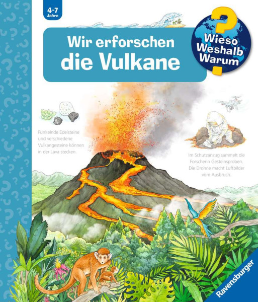 Ravensburger | Wieso? Weshalb? Warum?, Band 4: Wir erforschen die Vulkane | 60056