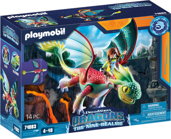 Playmobil | Dragons: The Nine Realms - Feathers & Alex | 71083