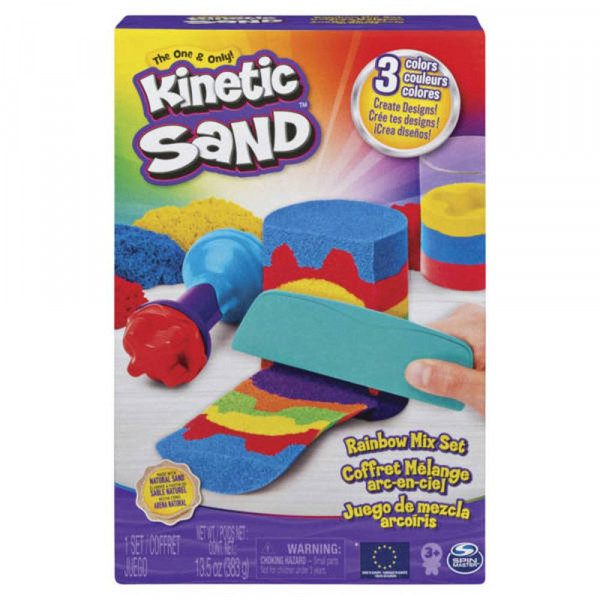 Spin Master | Kinetic Sand | Rainbow Mix Set 383g | 6053691