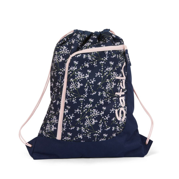 satch | Gym Bag Bloomy Breeze | dark blue, rose, white