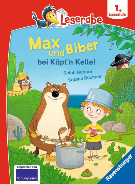 Ravensburger | Leserabe - 1. Lesestufe: Max und Biber bei Käpt'n Kelle | 46172