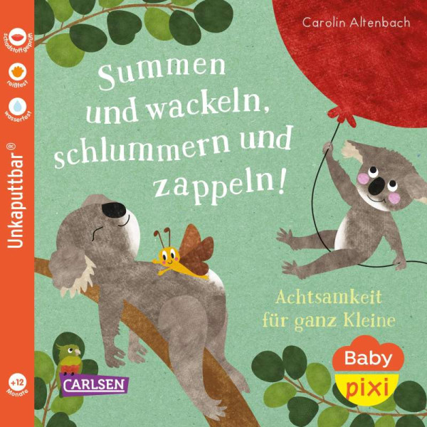 Carlsen | Baby Pixi (unkaputtbar) 124: Summen und wackeln, schlummern und zappeln | Altenbach, Carolin