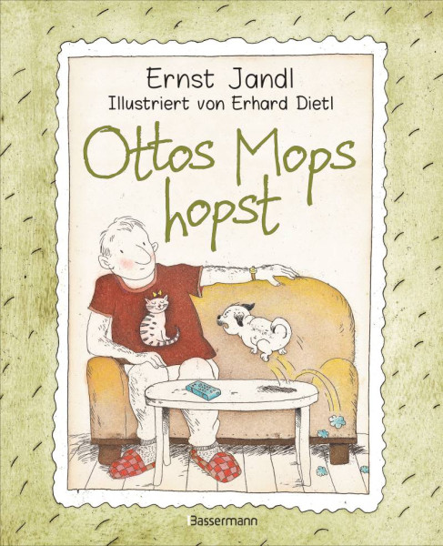 Bassermann | Ottos Mops hopst - Absurd komische Gedichte vom Meister des Sprachwitzes. Für Kinder ab 5 Jahren | Jandl, Ernst