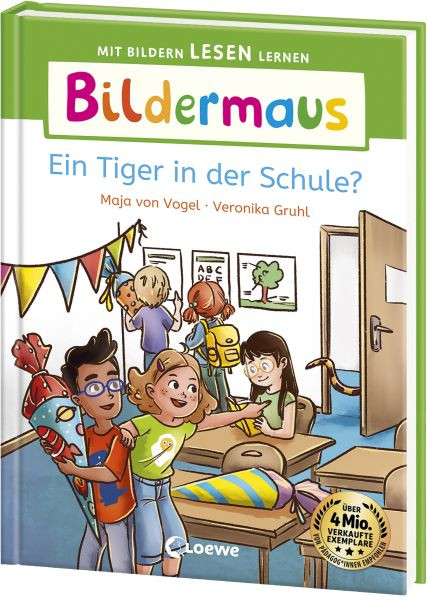 Loewe | Bildermaus - Ein Tiger in der Schule? | von Vogel, Maja