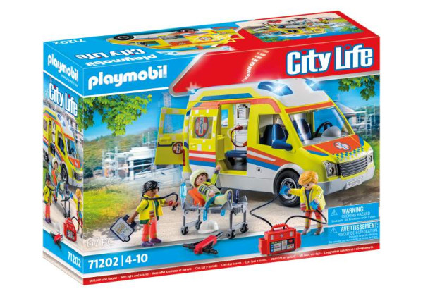 Playmobil | Rettungswagen mit Licht und Sound | 71202