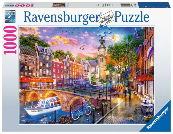 Ravensburger | Sonnenuntergang über Amsterdam  | 19945