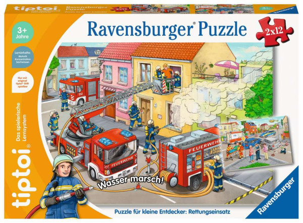 Ravensburger | tiptoi® Puzzle für kleine Entdecker: Rettungseinsatz | 00133