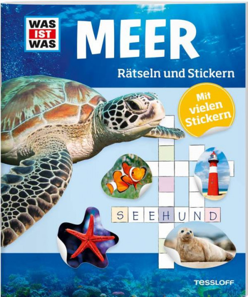 Tessloff Verlag | Rätseln und Stickern: Meer