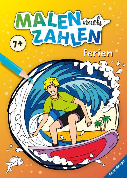 Malen nach Zahlen ab 7: Ferien