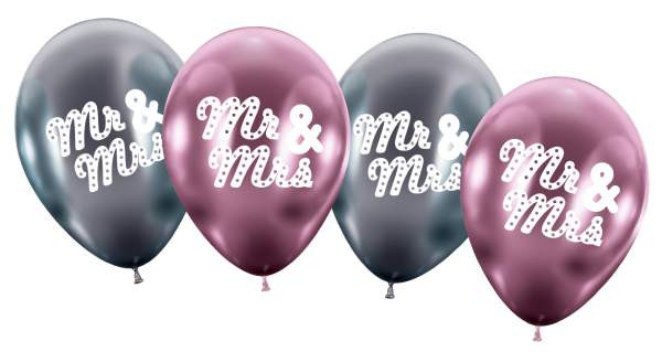 Karaloon | 4 Maxiballons | "Mr & Mrs"