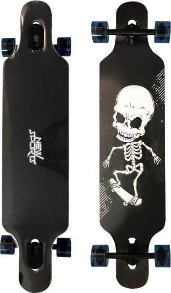 Vedes | NSP Longboard Skull, L104cm, ABEC9 | 0073422922