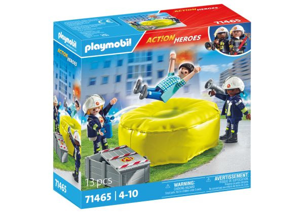 Playmobil | Feuerwehrleute mit Luftkissen | 71465