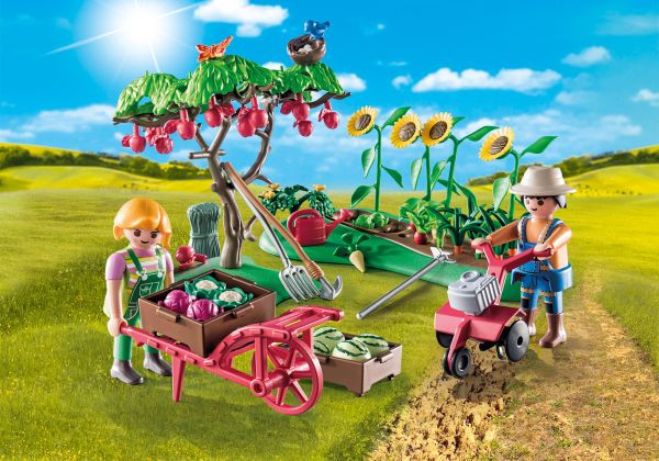 Playmobil | Starter Pack Bauernhof Gemüsegarten | 71380