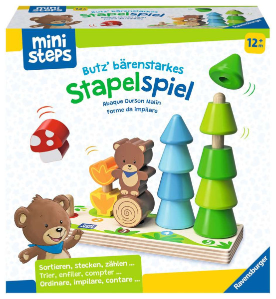 Ravensburger | ministeps: Butz  bärenstarkes Stapelspiel  | 4580