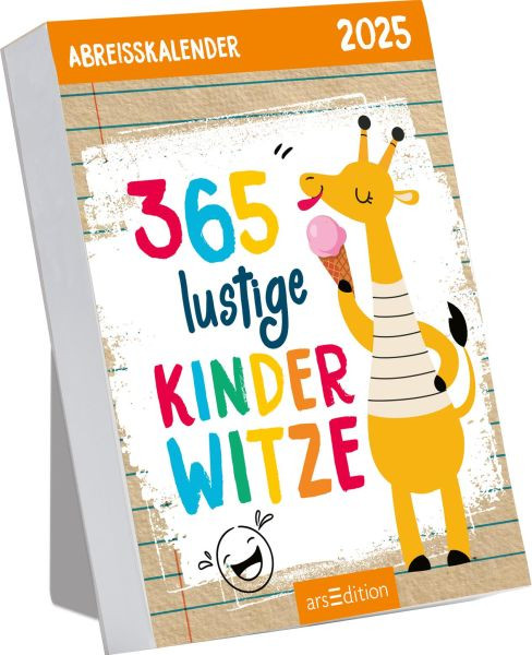 arsEdition | Abreißkalender 365 lustige Kinderwitze 2025 | 