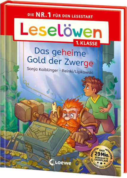 Loewe | Leselöwen 1. Klasse - Das geheime Gold der Zwerge | Kaiblinger, Sonja