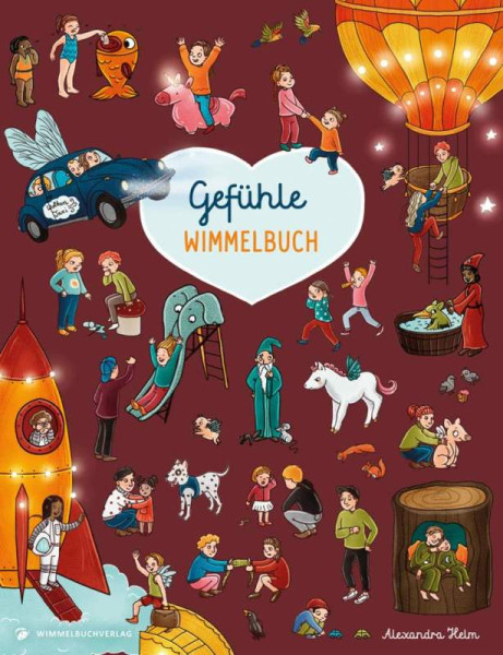 adrian & wimmelbuchverlag | Gefühle Wimmelbuch | Helm, Alexandra