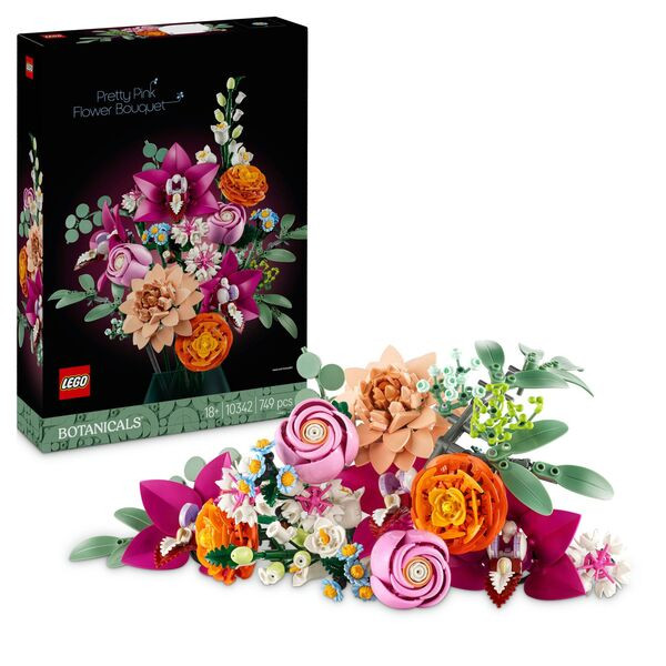 LEGO® | Botanicals  Schöner Rosafarbener Blumenstrauß | 10342