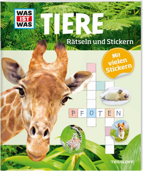 Tessloff Verlag | Rätseln und Stickern: Tiere