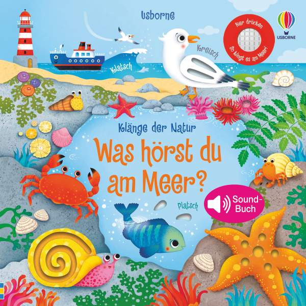 Usborne | Klänge der Natur: Was hörst du am Meer? | 