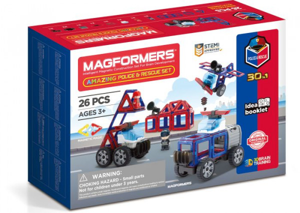 Magformers Amazing Police&Rescue Set 26T | 278-58