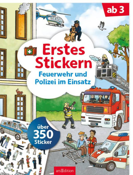 arsEdition | Erstes Stickern Feuerwehr und Polizei im Einsatz | 