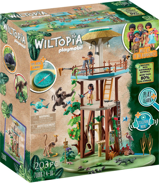 Playmobil | Wiltopia - Forschungsturm mit Kompass | 71008