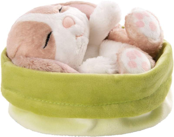 Nici | Kuscheltier Hase cappuccino 12cm schlafend im  | 48709