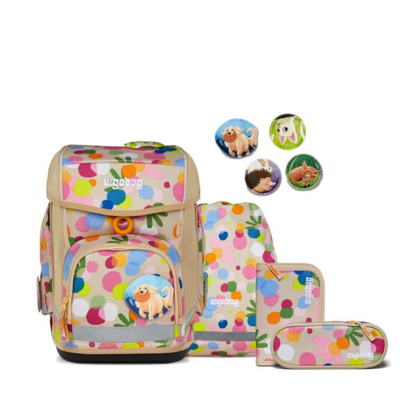 ergobag | Schulranzen Set | Cubo Set  | Flower PowBär | 01213-90353-10