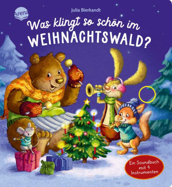 Pia Emling | Was klingt so schön im Weihnachtswald? Ein Soundbuch mit 4 Instrumenten