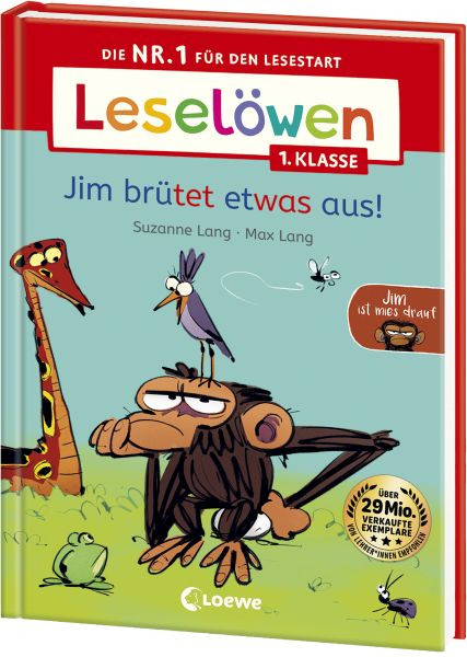 Loewe | Leselöwen 1. Klasse - Jim ist mies drauf - Jim brütet etwas aus! | Lang, Suzanne