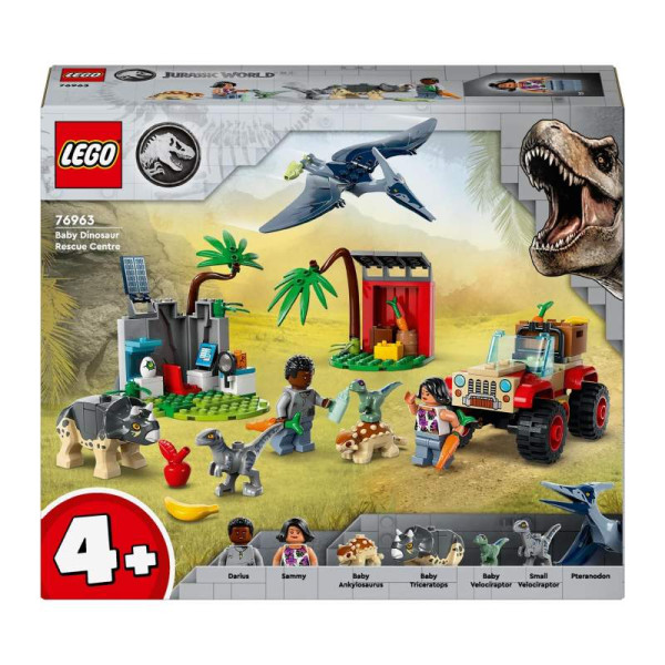 LEGO® | Jurassic Wor  Rettungszentrum für Baby-Dinos | 76963