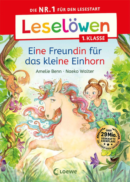 Loewe | Leselöwen 1. Klasse - Eine Freundin für das kleine Einhorn | Benn, Amelie