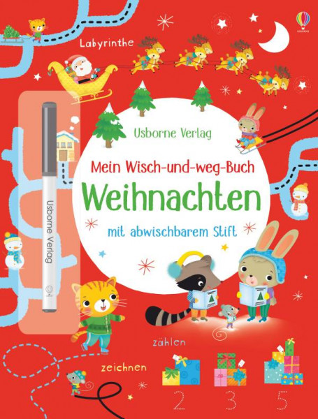 Usborne | Mein Wisch-und-weg-Buch: Weihnachten