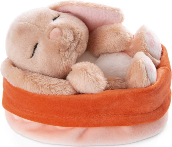 Nici | Kuscheltier Hase karamell 12cm schlafend im  | 48708