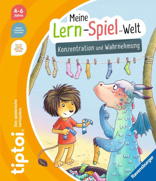 Ravensburger | tiptoi® Meine Lern-Spiel-Welt: Konzentration und Wahrnehmung  | 49281