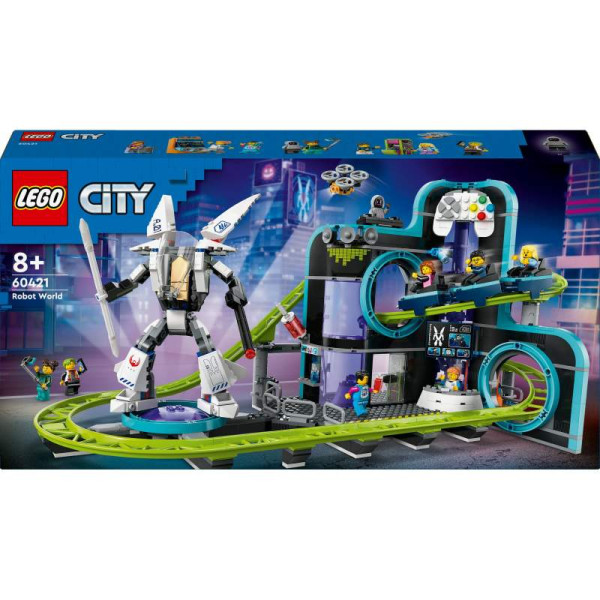 LEGO® | City  Achterbahn mit Roboter-Mech | 60421