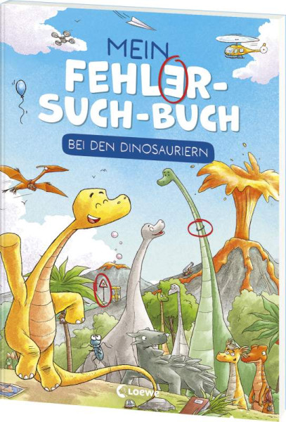 Loewe | Mein Fehler-Such-Buch - Bei den Dinosauriern | 