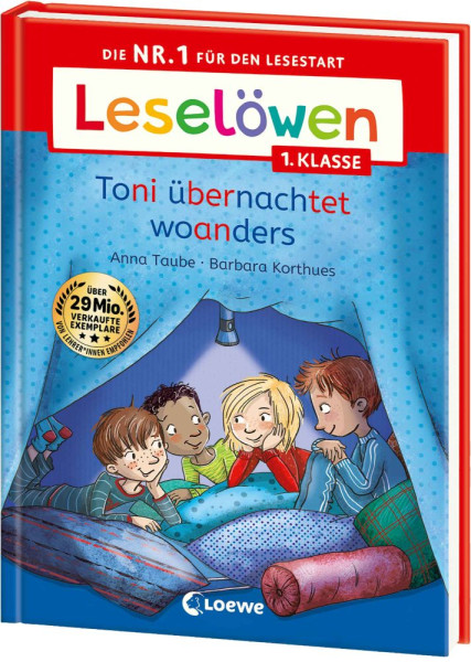 Loewe | Leselöwen 1. Klasse - Toni übernachtet woanders | Taube, Anna