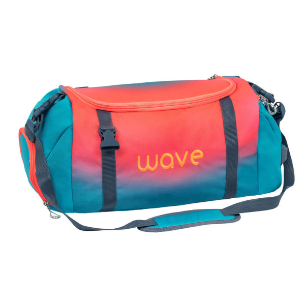 Belmil | Wave Sporttasche "Ombre Neon Orange and Bluebird" | 2205/39