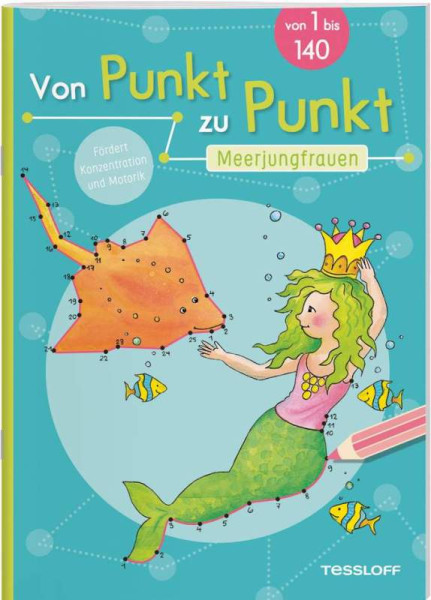 Tessloff Verlag Ragnar Tessloff GmbH & Co. KG | Von Punkt zu Punkt. Meerjungfrauen | Beurenmeister, Corina